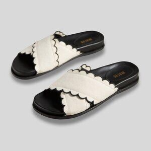 MAEVE Scallop Banded Sandals Size EU 37